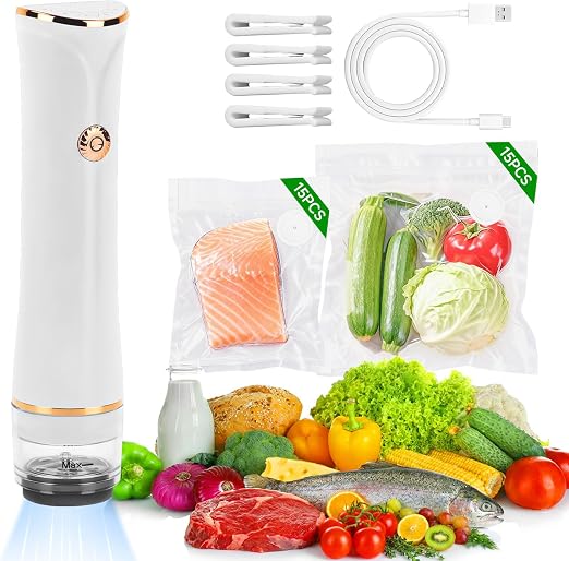 60kPa electric handheld food vacuum sealer kit
